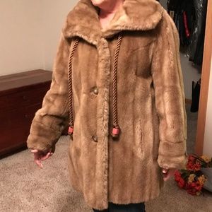 Vintage Faux Fur Jacket (Imported from France)